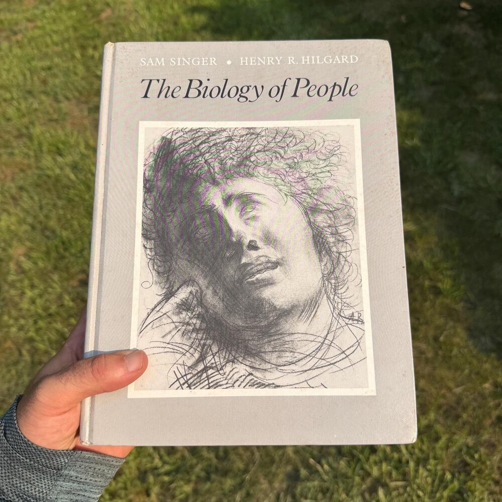 the Biology of People by Singer, Sam vintage hardcover 1978